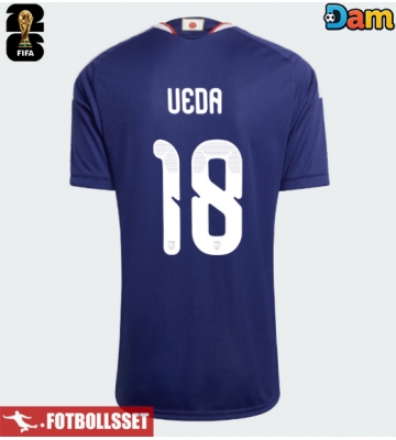 Japan Ayase Ueda #18 Hemmatröja Dam VM 2026 Kortärmad